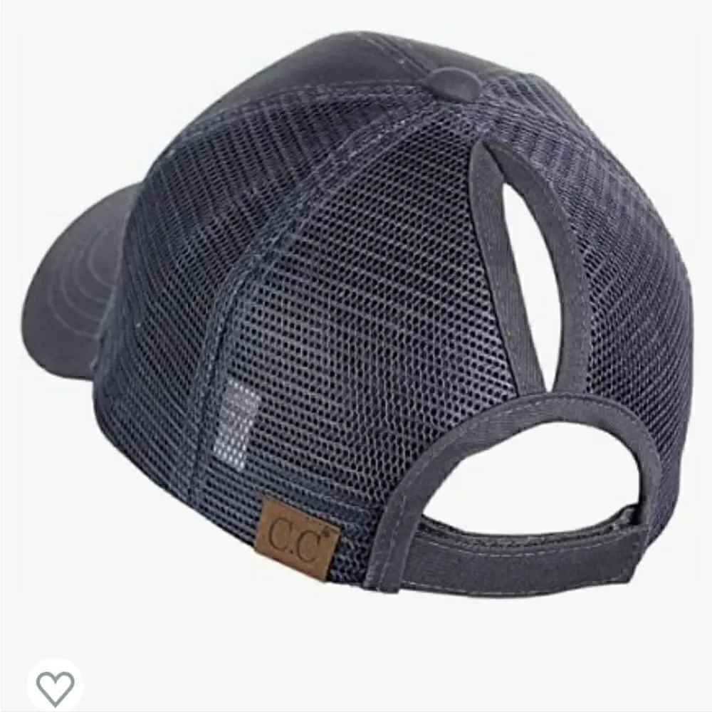 CC Distressed "Can I Pray For You" Pony Cap - Picture 6 of 8